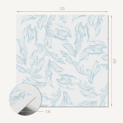 Vinyl fliesen selbstklebend Blumenblattmuster
