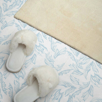 Vinyl fliesen selbstklebend Blumenblattmuster