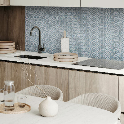 Vinyl fliesen Florale Komposition mit Ornamenten