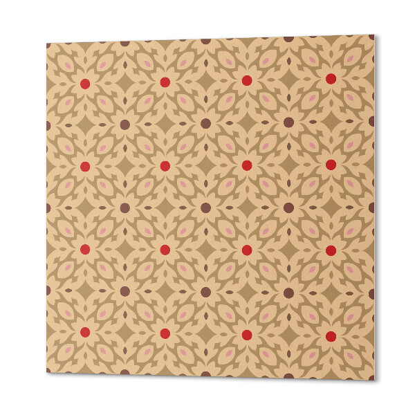 Vinyl fliesen Blumennetz mit Blumen