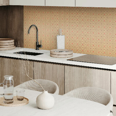 Vinyl fliesen Blumennetz mit Blumen