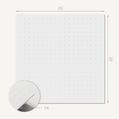 Pvc fliesen Mesh-Motiv mit Punkten