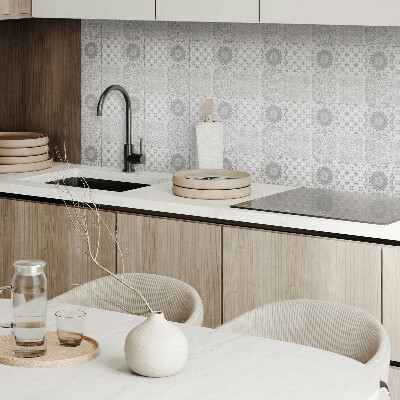 Vinyl fliesen selbstklebend Floral-geometrische Komposition
