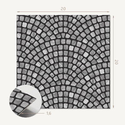 Vinyl fliesen Mosaikmuster