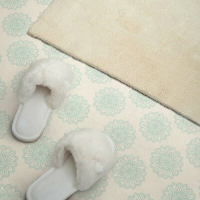 Vinyl fliesen Blumenmuster