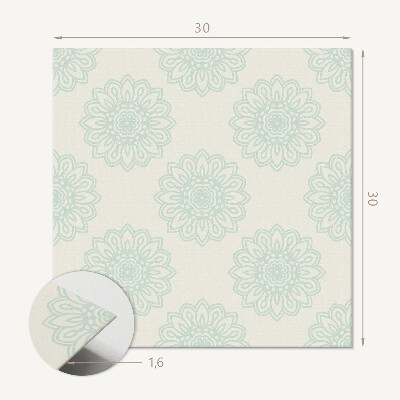 Vinyl fliesen Blumenmuster
