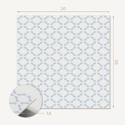 Pvc fliesen Ovales Motiv im geometrischen Stil