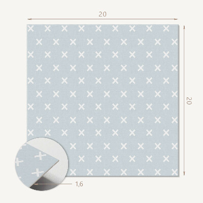 Pvc fliesen Muster mit Kreuzstichdetails