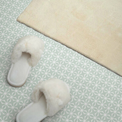 Pvc fliesen Geometrie im floralen Stil