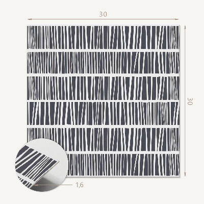 Vinyl fliesen selbstklebend Muster mit dynamischen Linien