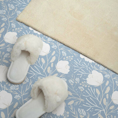 Vinyl fliesen Blumenmuster