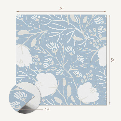Vinyl fliesen Blumenmuster