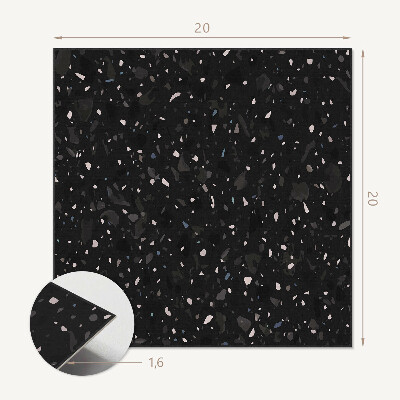 Vinyl fliesen Abstrakter Terrazzo im modernen Stil