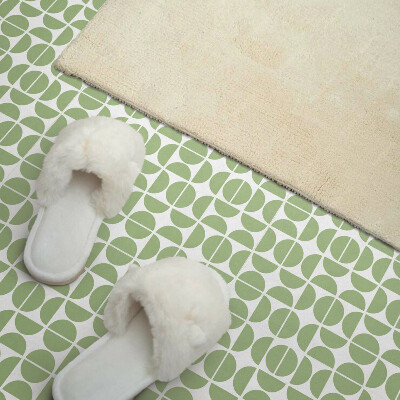 Pvc fliesen Stilvolles Muster aus runden Formen