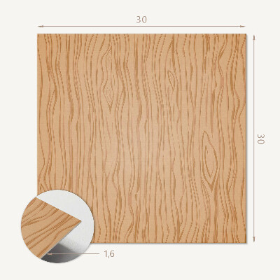 Vinyl fliesen Holzinspiriertes Motiv