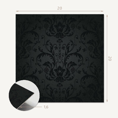 Pvc fliesen Ein exquisites Blumenmuster