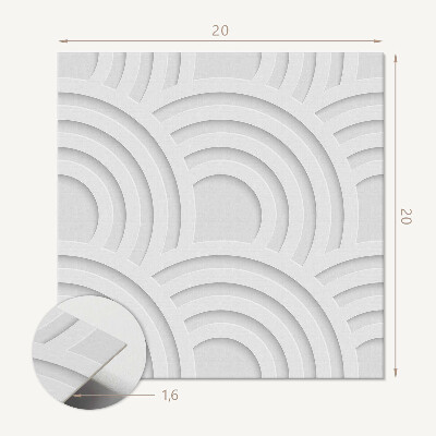 Vinyl fliesen Kurvige Muster