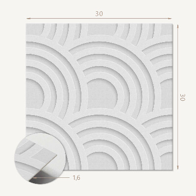 Vinyl fliesen Kurvige Muster