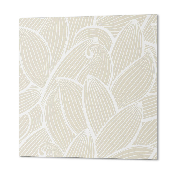 Vinyl fliesen selbstklebend Gewellte Blätter mit Blumenmuster