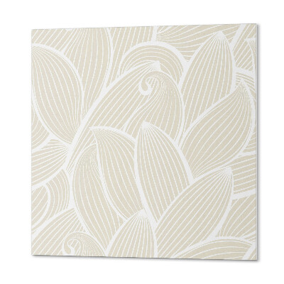 Vinyl fliesen selbstklebend Gewellte Blätter mit Blumenmuster