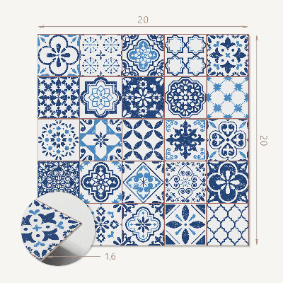 Vinyl fliesen Fliesenmuster im geometrischen Stil