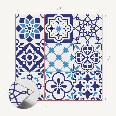 Pvc fliesen Geometrische Muster auf Fliesen