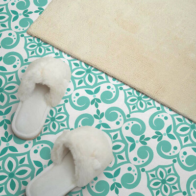 Vinyl fliesen selbstklebend Elegantes Design mit Pflanzen