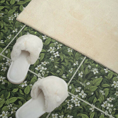 Vinyl fliesen Blumenmuster mit Blumen