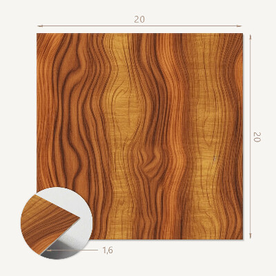 Pvc fliesen Holzwellen-Stil