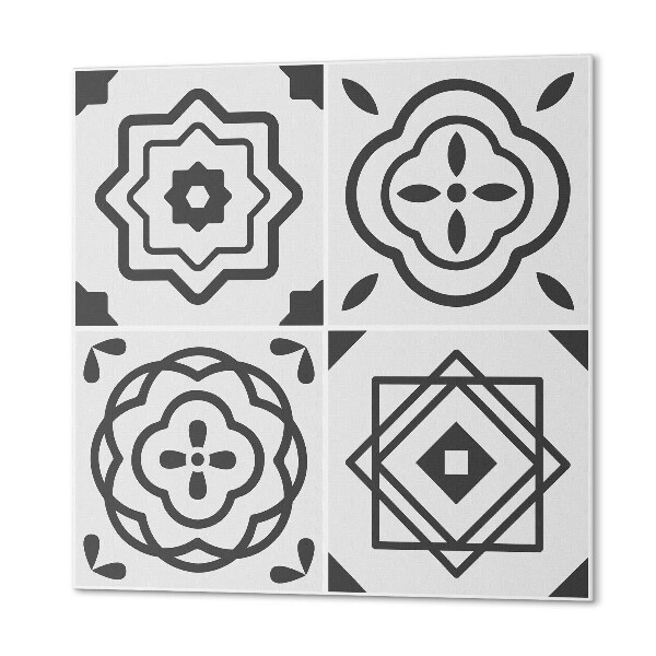 Vinyl fliesen Quadratische geometrische Motive