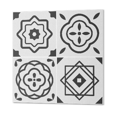 Vinyl fliesen Quadratische geometrische Motive