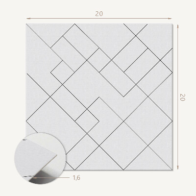 Pvc fliesen Linien im abstrakten Stil