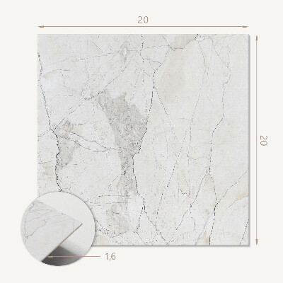 Vinyl fliesen selbstklebend Echtes Marmormotiv