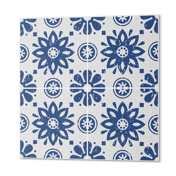 Vinyl fliesen selbstklebend Blumenmuster