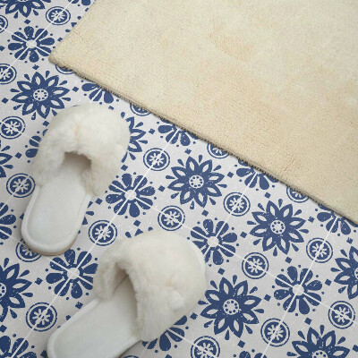 Vinyl fliesen selbstklebend Blumenmuster