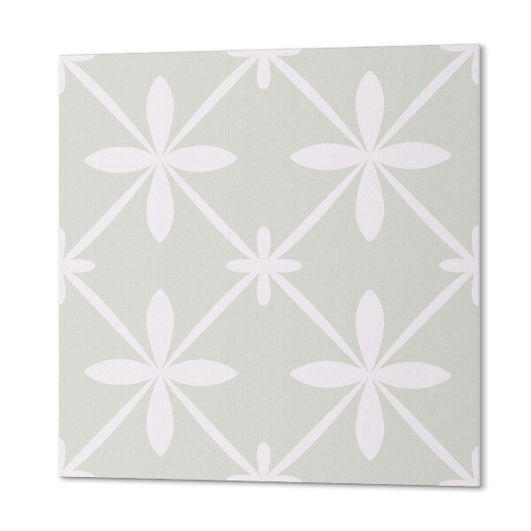 Vinyl fliesen Blumennetz mit Blumen