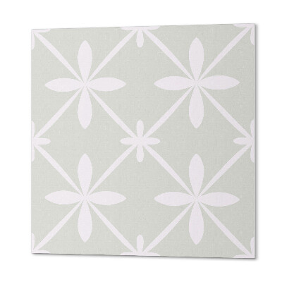 Vinyl fliesen Blumennetz mit Blumen