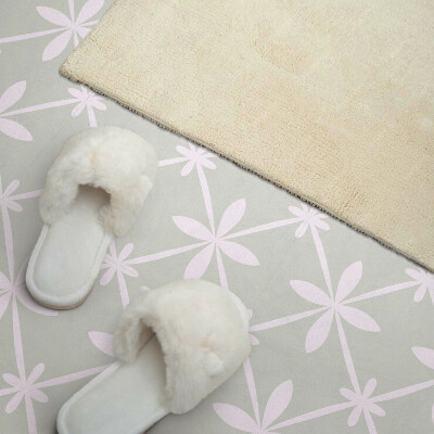 Vinyl fliesen Blumennetz mit Blumen
