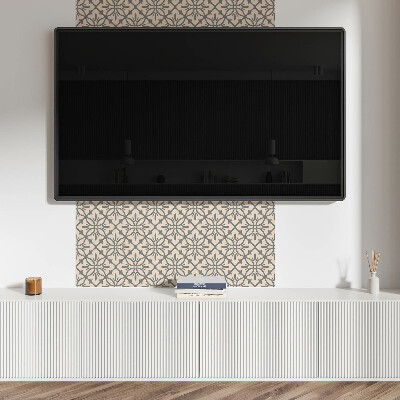 Pvc fliesen Blumenmuster mit komplizierten Details