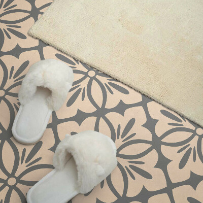 Pvc fliesen Blumenmuster mit komplizierten Details