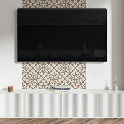 Pvc fliesen Blumenmuster mit komplizierten Details