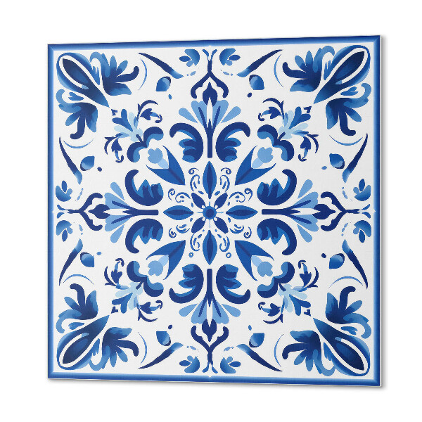 Pvc fliesen Symmetrische Blumen in Harmonie
