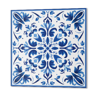 Pvc fliesen Symmetrische Blumen in Harmonie