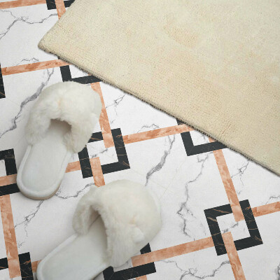 Vinyl fliesen Stilvolle Marmormuster in geometrischen Formen