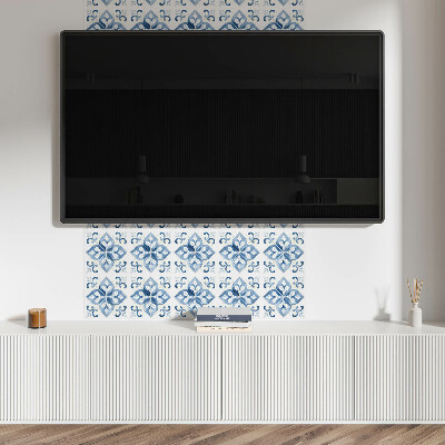 Vinyl fliesen selbstklebend Blumenmuster auf Fliesen
