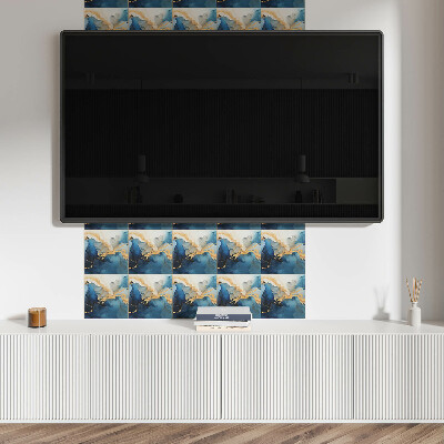 Pvc fliesen Dynamisches Wellenmotiv