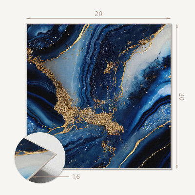 Vinyl fliesen selbstklebend Abstraktes Wellendesign