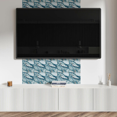 Pvc fliesen Dynamische Wellen im abstrakten Stil