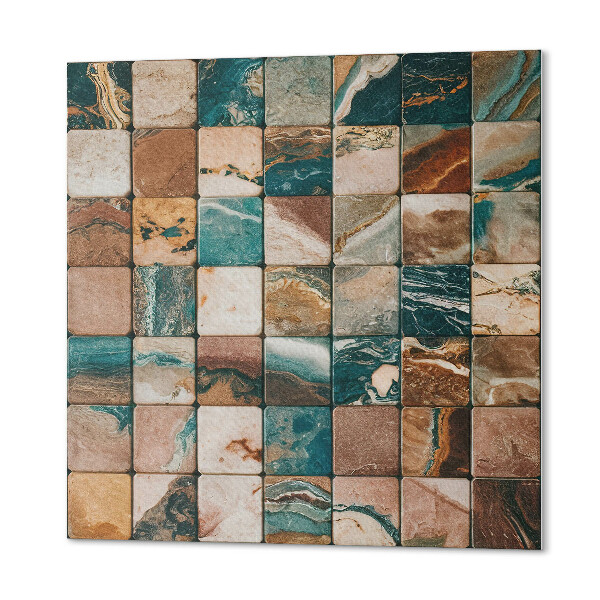 Vinyl fliesen Mosaikmuster mit Steinelementen