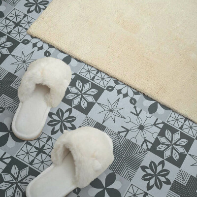 Pvc fliesen Mosaikformen im geometrischen Stil